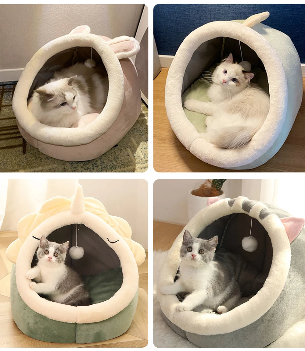 Cama Plegable y Lavable para Gatos y Perros Pequeños