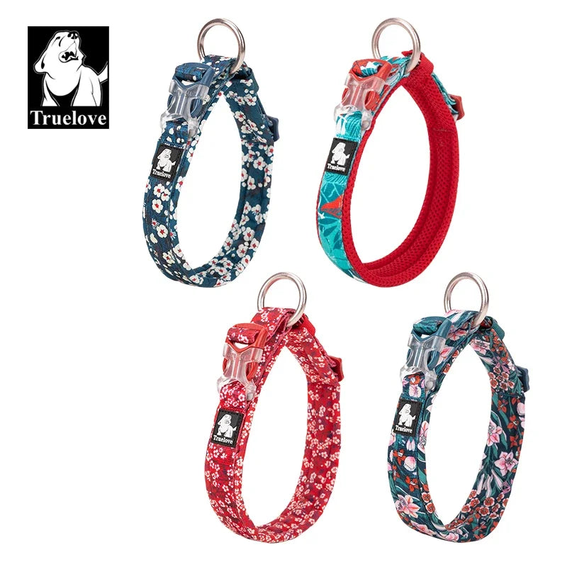 Collar Floral Acolchado Truelove TLC5273 para Perro