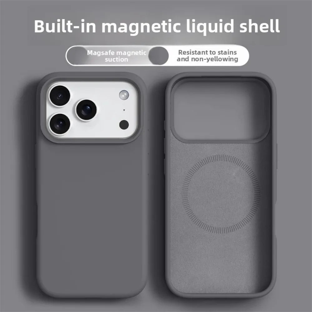 Funda Magnética de Silicona para iPhone