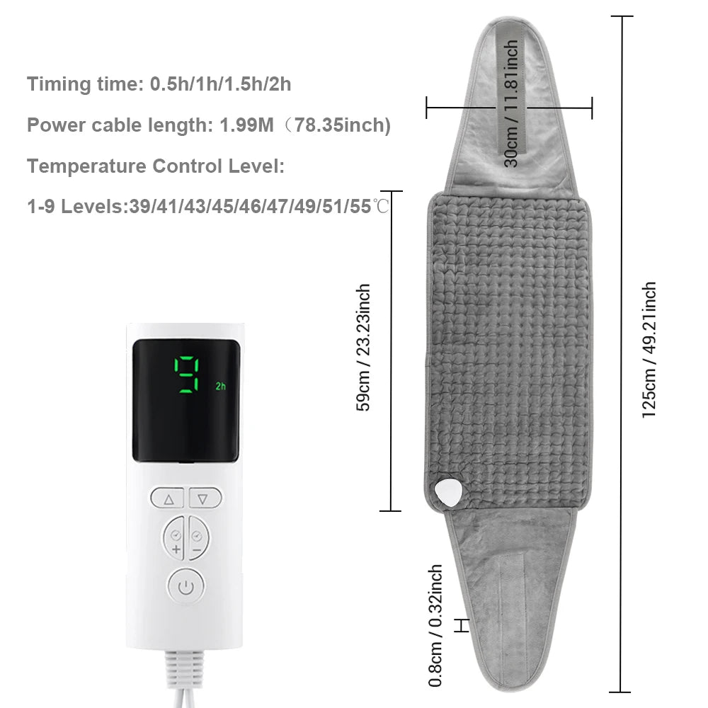 Almohadilla Eléctrica Térmica 30 × 60 cm