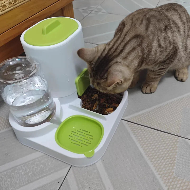 Comedero y Dispensador de Agua 2 en 1 para Mascotas