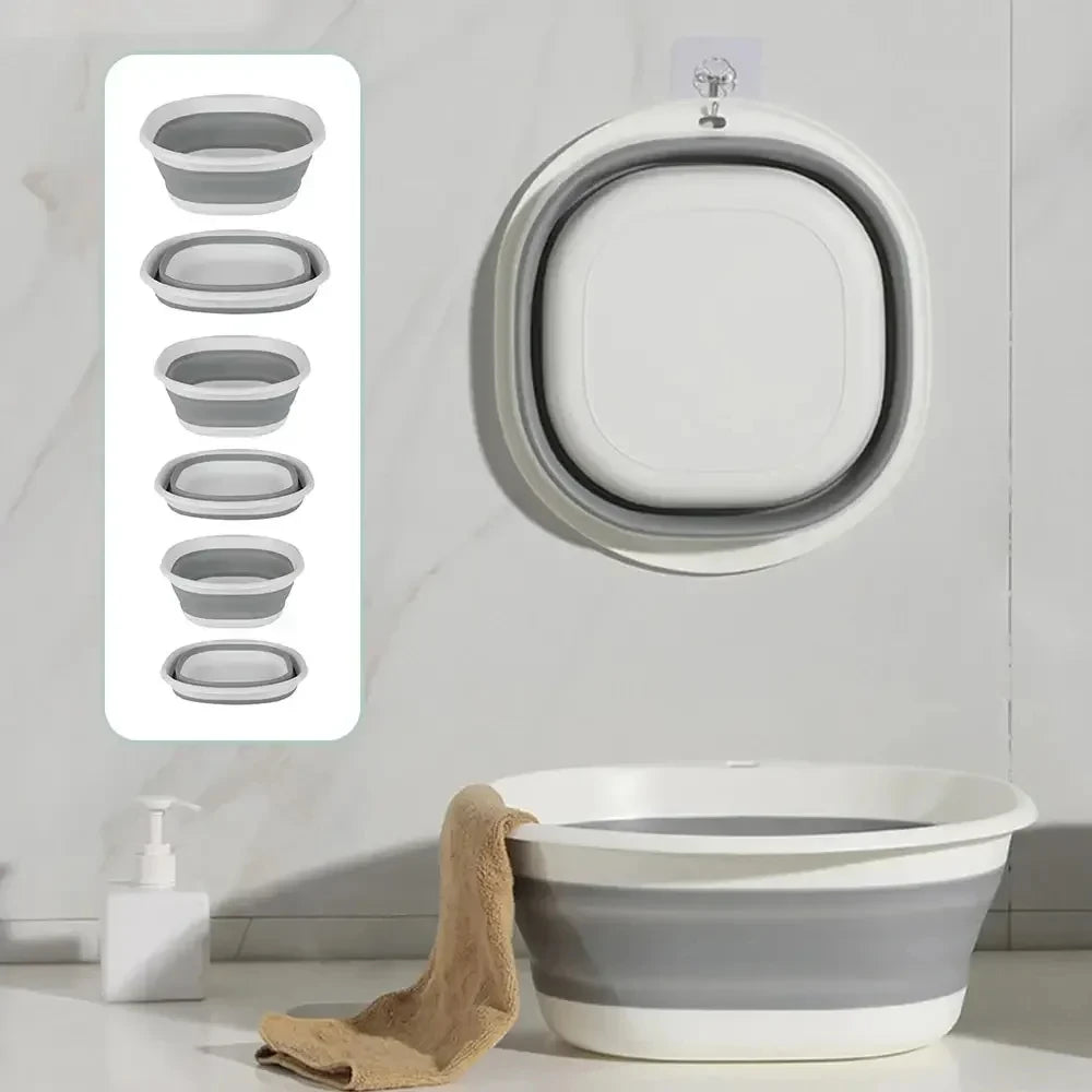 Barreño Plegable y Portátil para Hogar