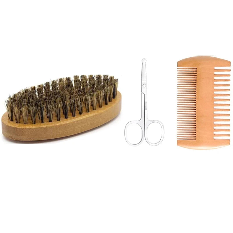 Set de Afeitado para Hombre con Brocha y Accesorios