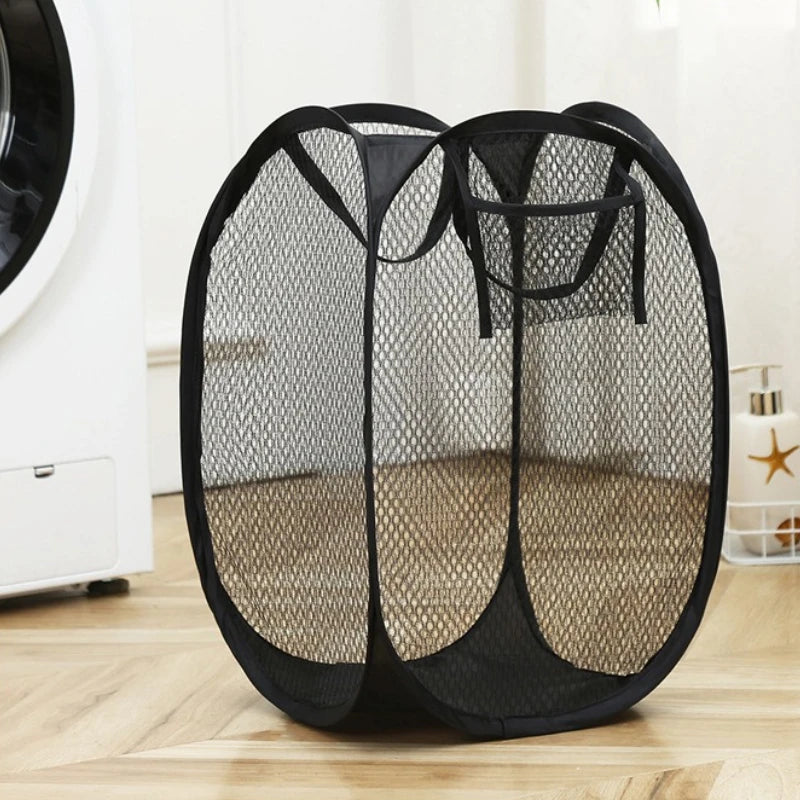 Cesto Plegable de Malla para Ropa Sucia