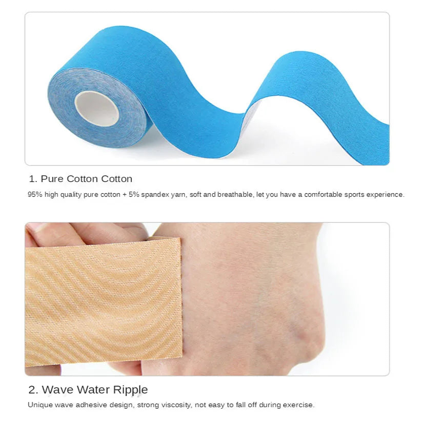 Cinta Kinesiológica 5 m para Rostro y Cuello