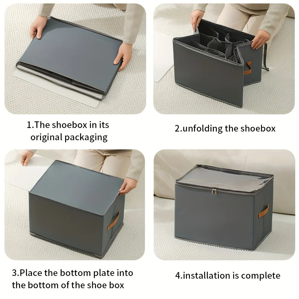 Organizador Plegable de Zapatos para Armario