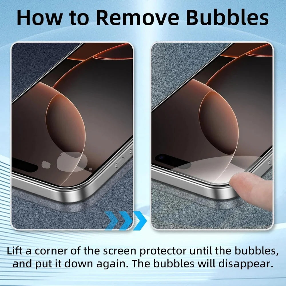 Cristal Templado HD para iPhone (1-5 Uds)
