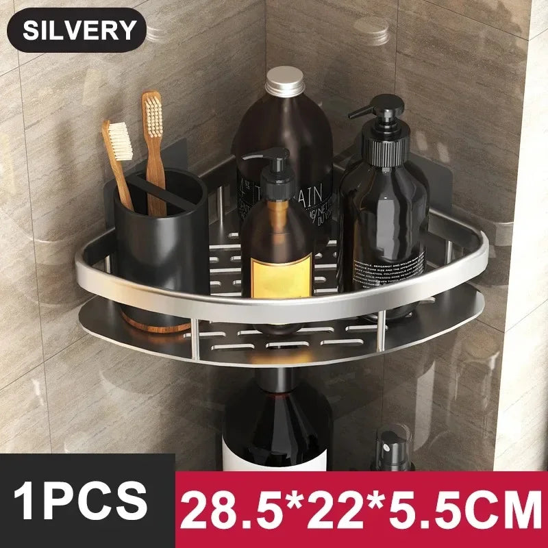 Estante de Aluminio para Ducha sin Taladro