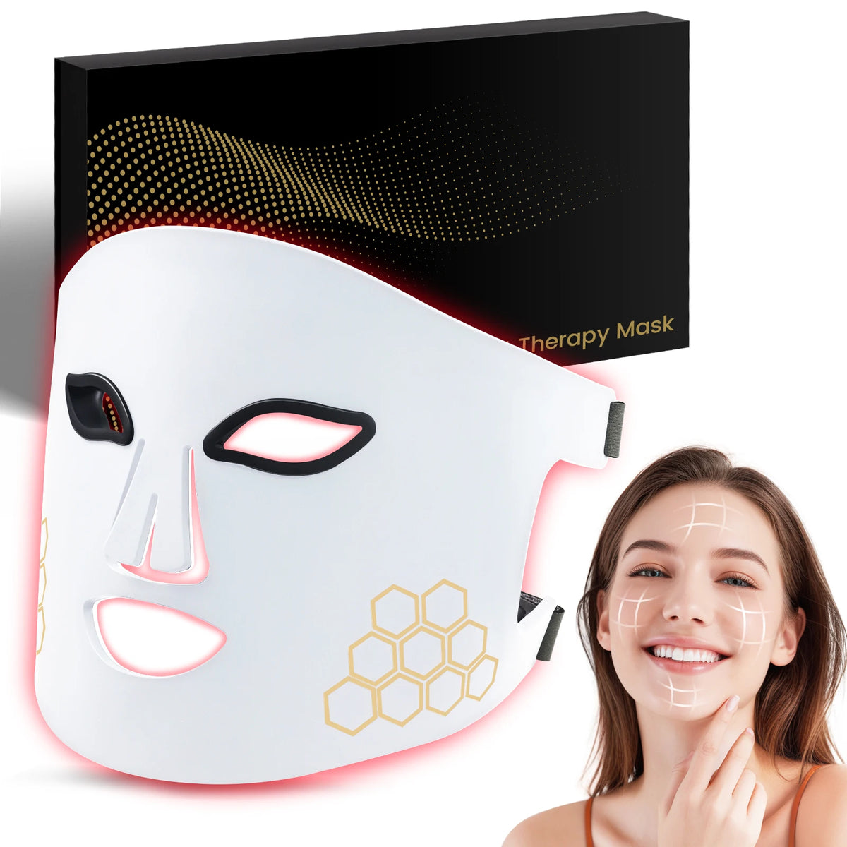 Mascarilla Facial LED Hello Face M100
