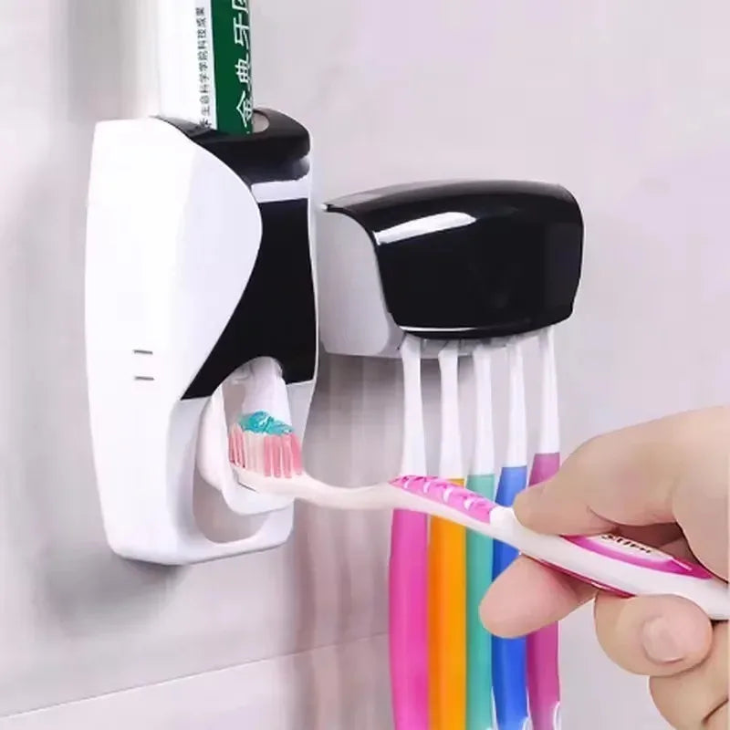 Organizador de Cepillos con Dispensador de Pasta Dental