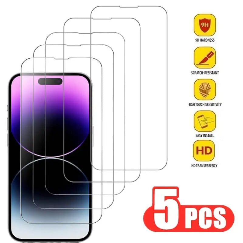 Cristal Templado para iPhone (Múltiples Modelos)