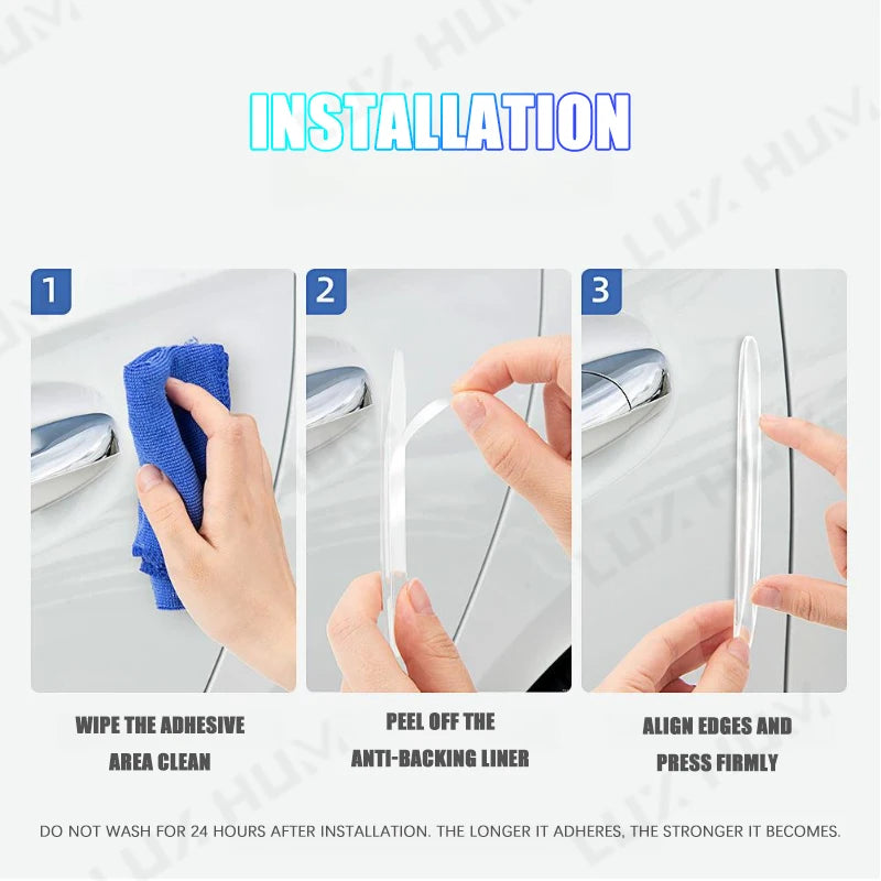 Pack de 4 Protectores para Borde de Puerta de Coche