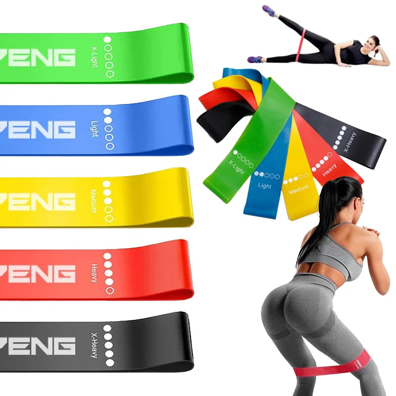 Set de 5 Bandas de Resistencia para Fitness