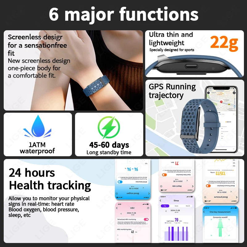 Pulsera Inteligente de Actividad y Fitness