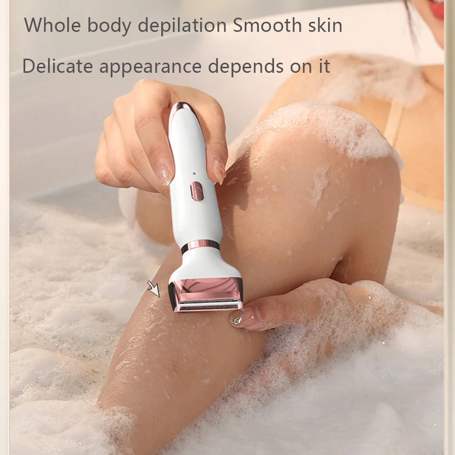 Afeitadora Eléctrica Corporal 3 en 1 para Mujer