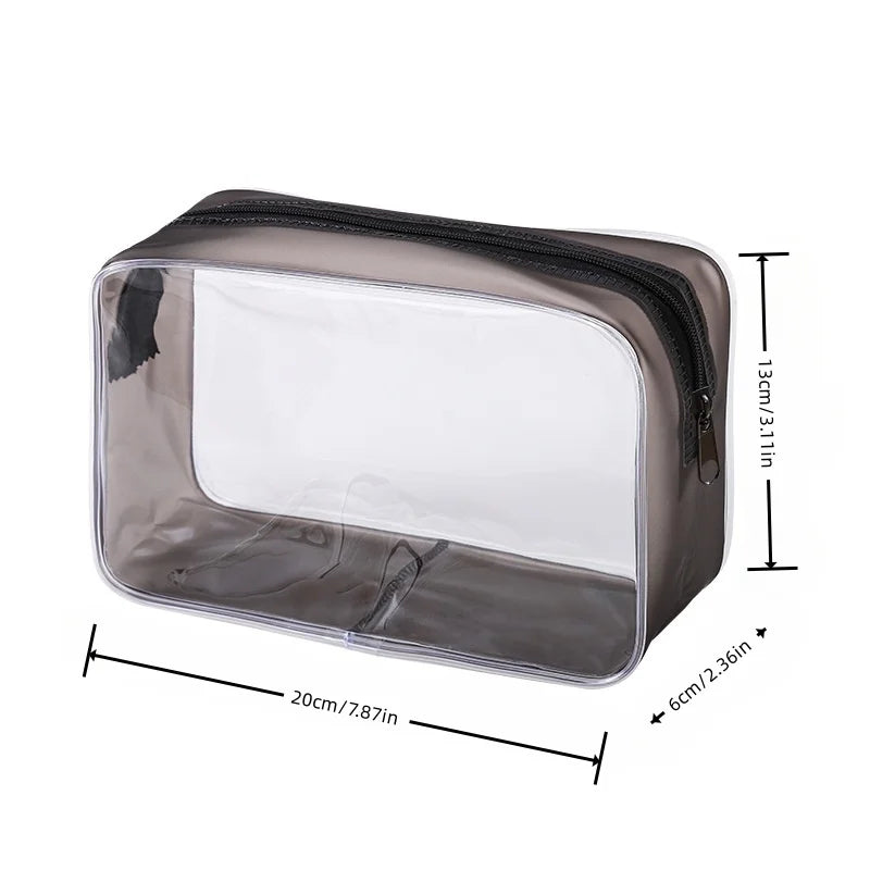 Neceser Transparente para Maquillaje y Viaje