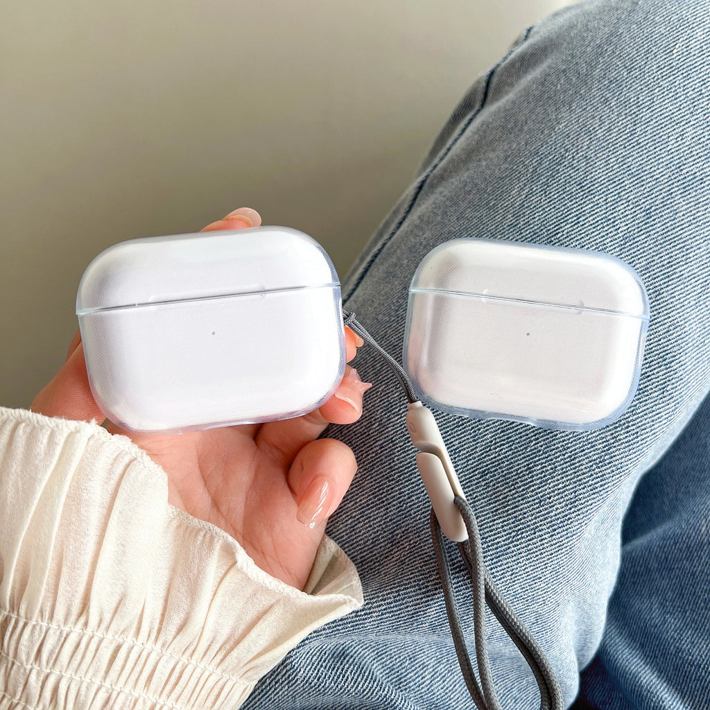 Funda Transparente de TPU con Correa para AirPods