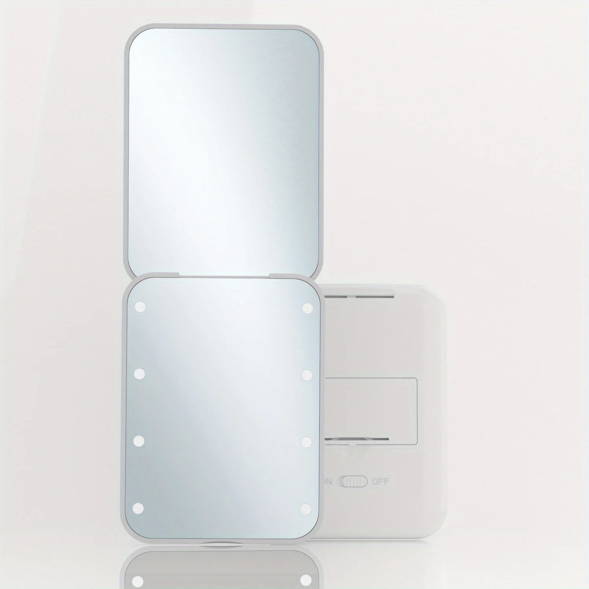 Espejo de Bolsillo LED con Aumento 1X/2X