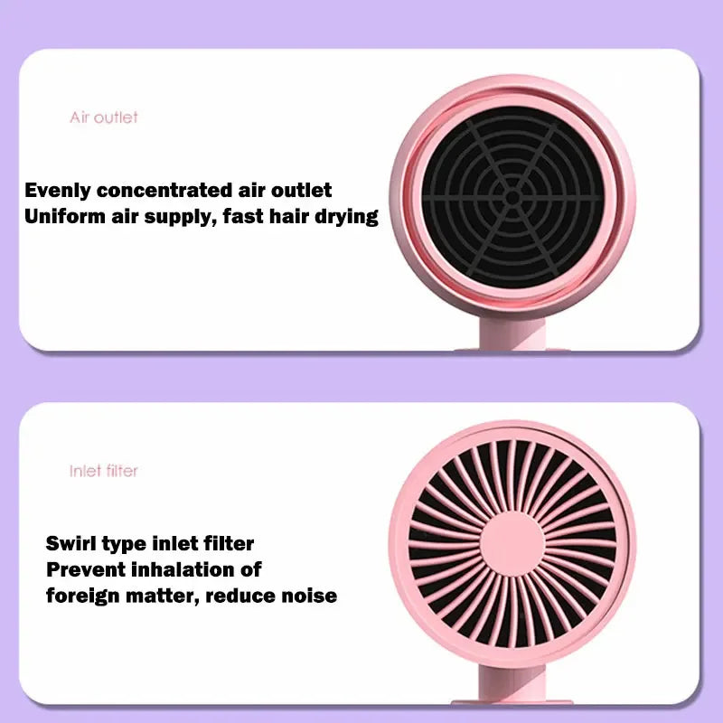 Secador de Pelo de Viaje Plegable 750 W