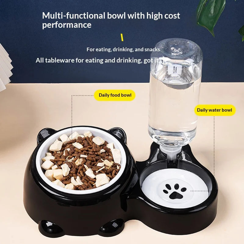 Comedero Elevado de Alimentación Lenta para Mascotas