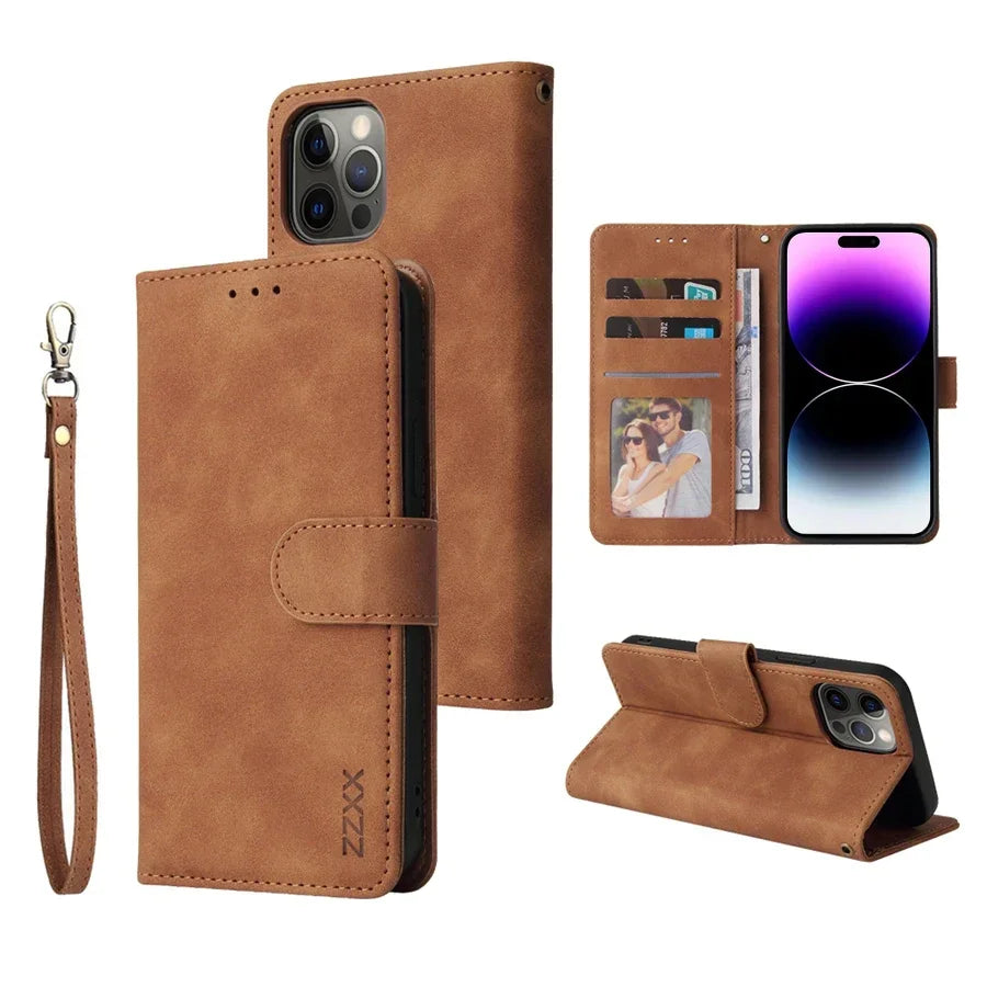 Funda Tipo Cartera ZZXX para iPhone