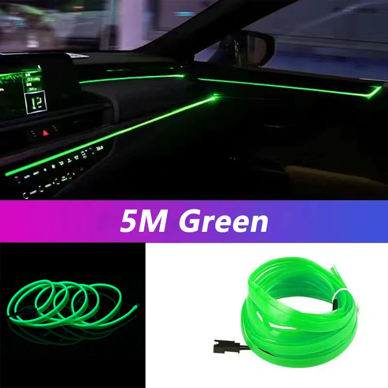 Tira de Luces LED Neón para Interior de Coche (5M)