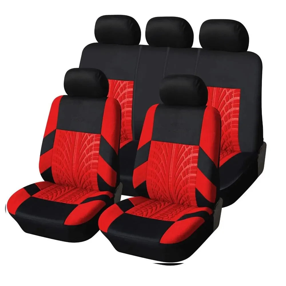 Juego de Fundas de Asiento para Coche (Delantero y Trasero)