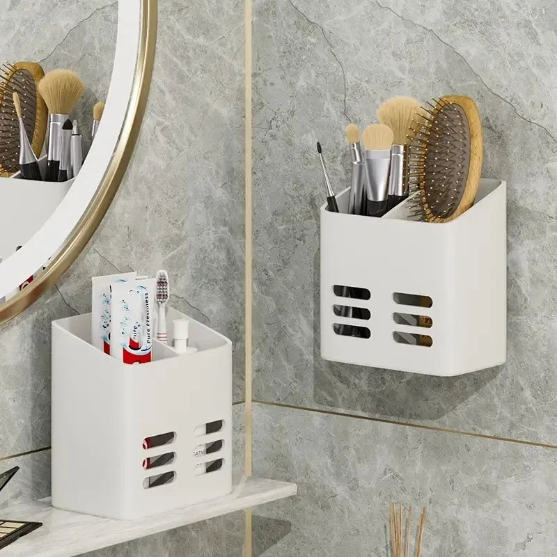 Estante de Pared para Cosméticos sin Taladro
