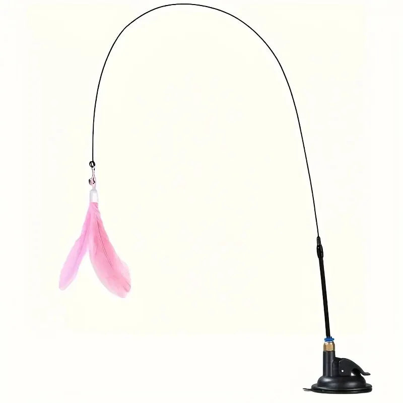 Juguete Interactivo de Varita con Plumas para Gatos