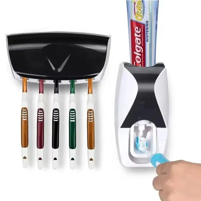 Organizador de Cepillos con Dispensador de Pasta Dental