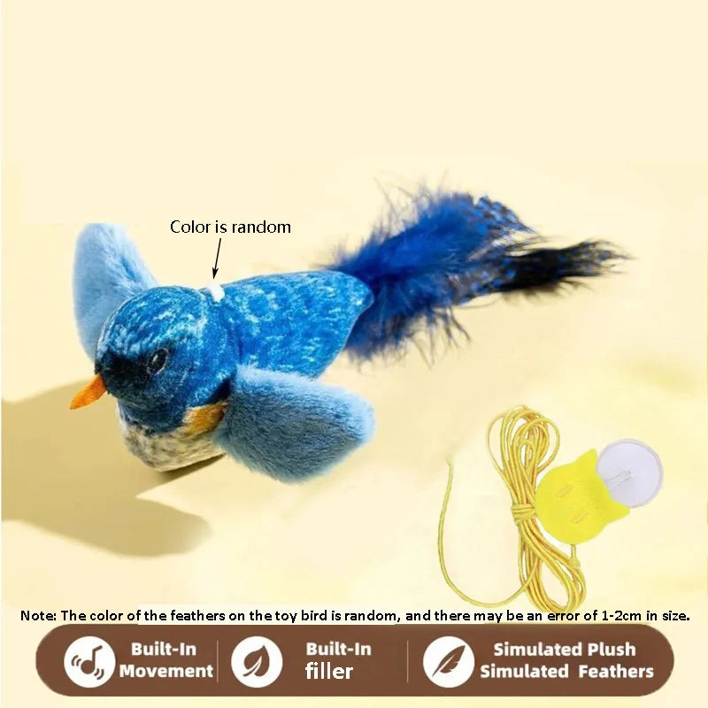 Juguete con Sonido de Pájaro para Gatos