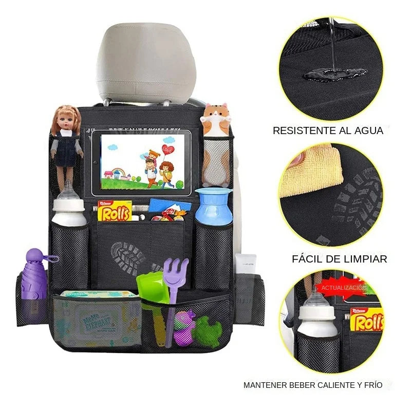 Organizador de Asiento Trasero con Zona para Tablet