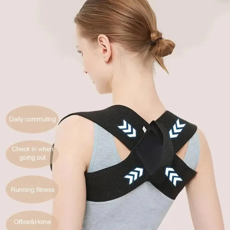 Corrector Postural Ajustable para Hombros y Espalda