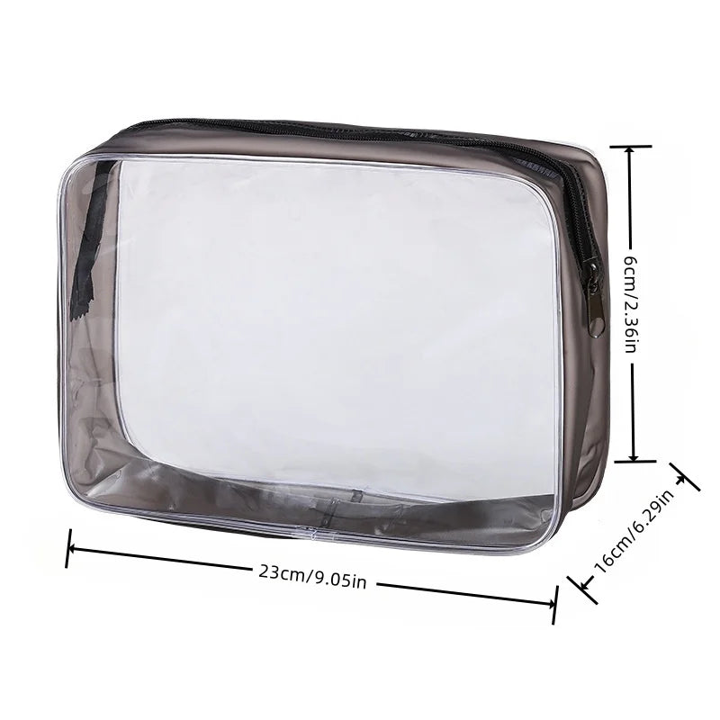 Neceser Transparente para Maquillaje y Viaje