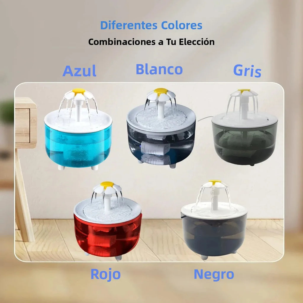 Bebedero Automático con Filtro para Mascotas