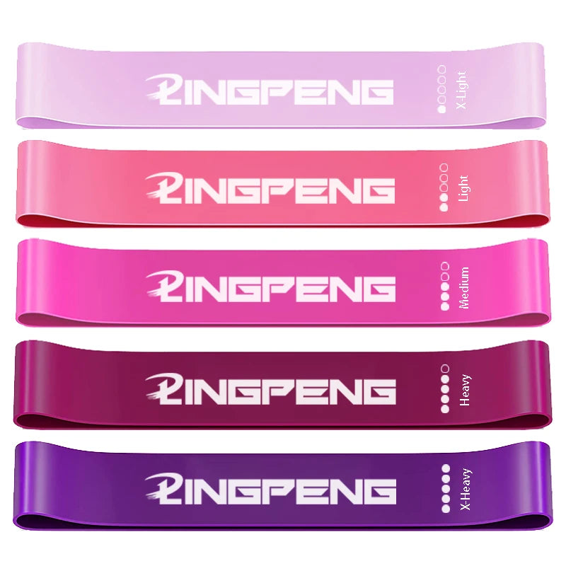 Set de 5 Bandas de Resistencia para Fitness