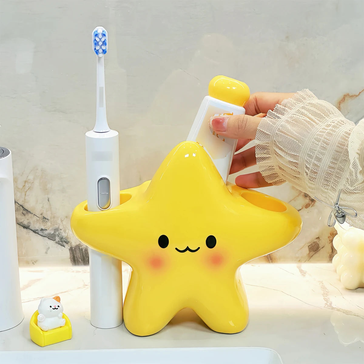 Soporte Infantil en Forma de Estrella para Cepillo Dental