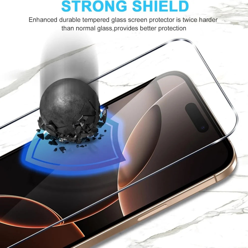Cristal Templado HD para iPhone (1-5 Uds)
