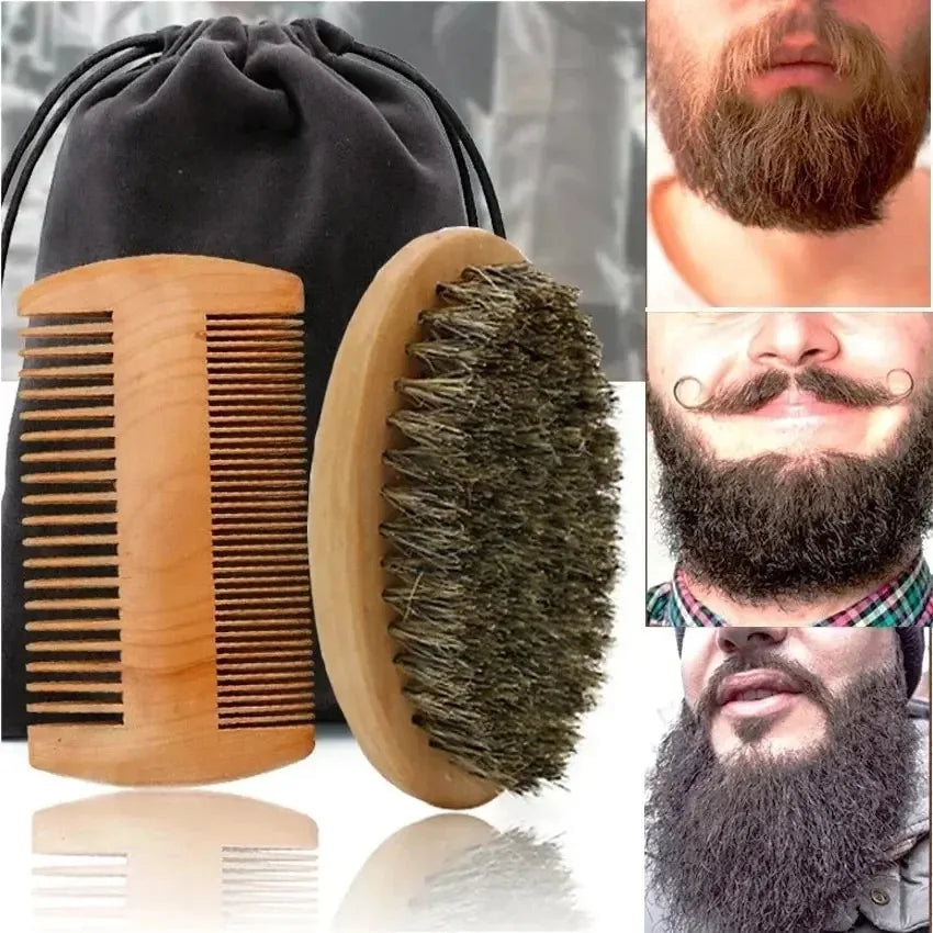 Set de Afeitado para Hombre con Brocha y Accesorios
