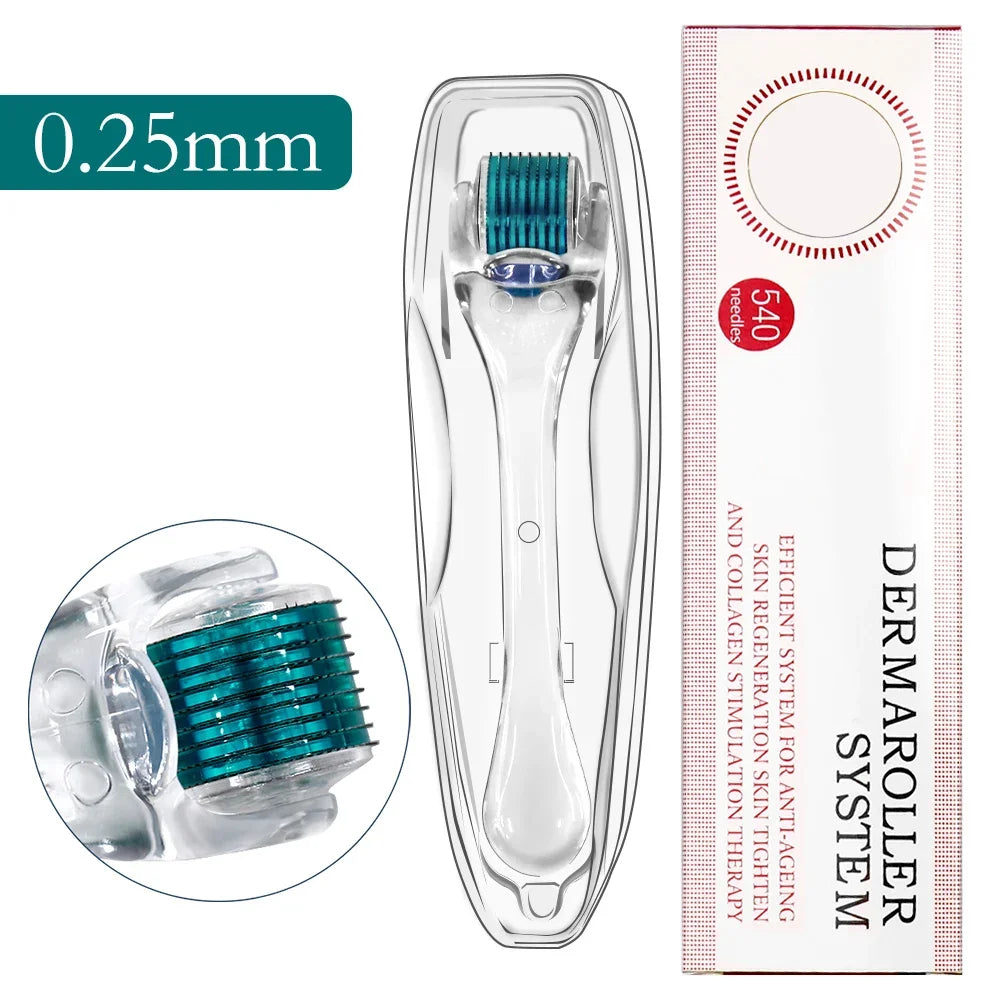 Derma Roller Cosmético de 540 Microagujas