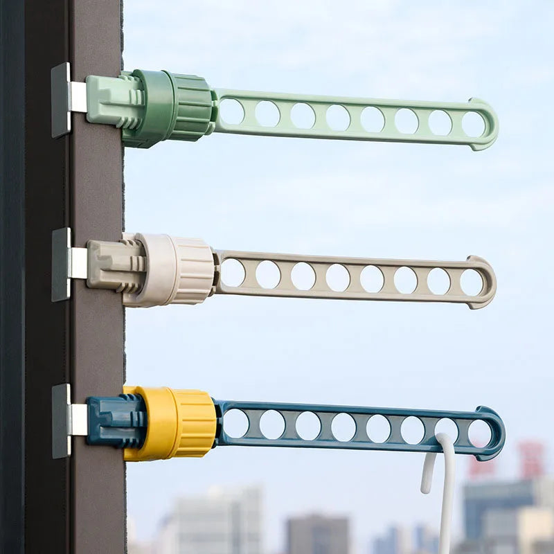Percha Portátil para Ventana con 8 Orificios