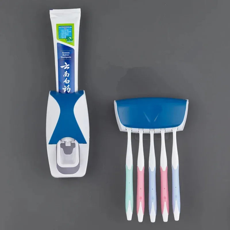 Organizador de Cepillos con Dispensador de Pasta Dental