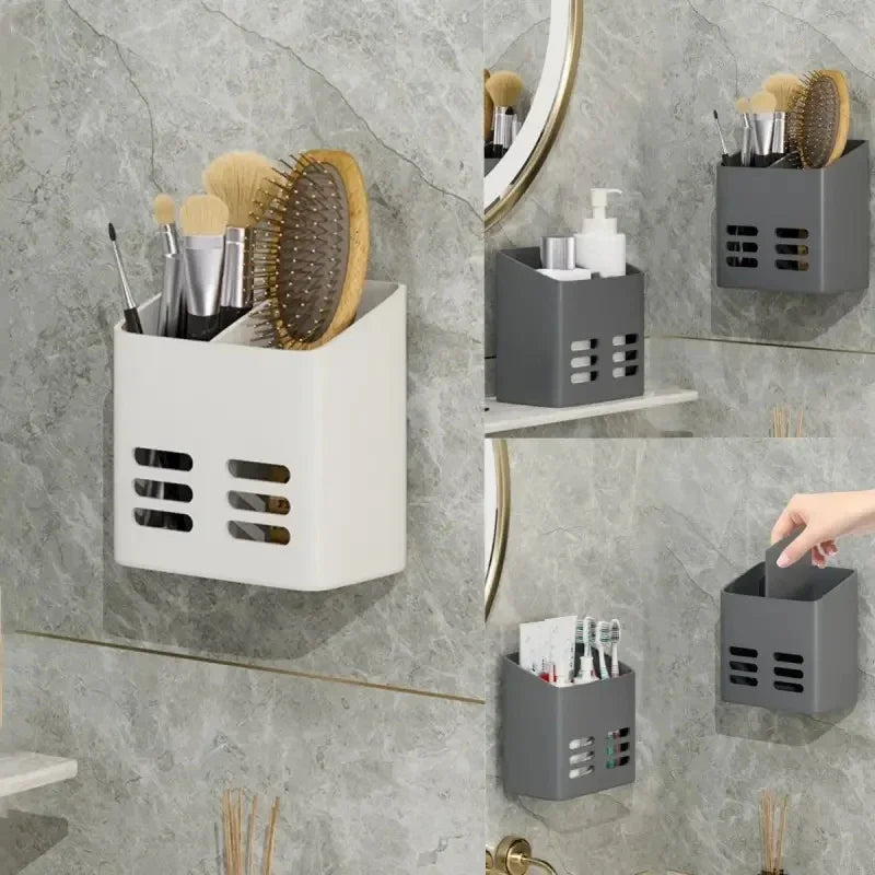 Estante de Pared para Cosméticos sin Taladro