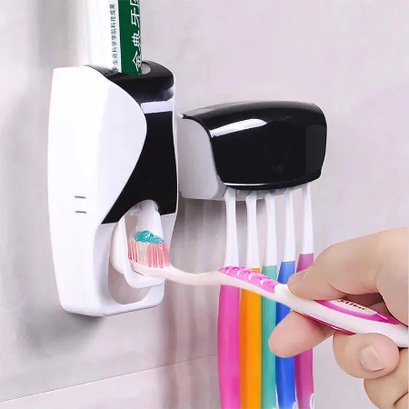 Organizador de Cepillos con Dispensador de Pasta Dental