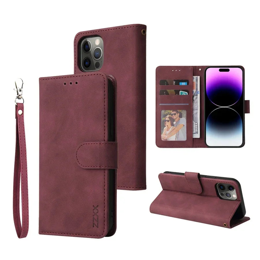 Funda Tipo Cartera ZZXX para iPhone