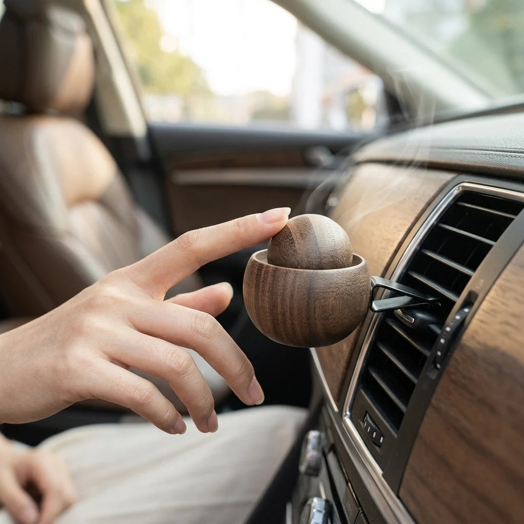 Difusor de Madera para Aroma en Coche