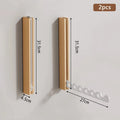Perchero Plegable de Madera para Pared