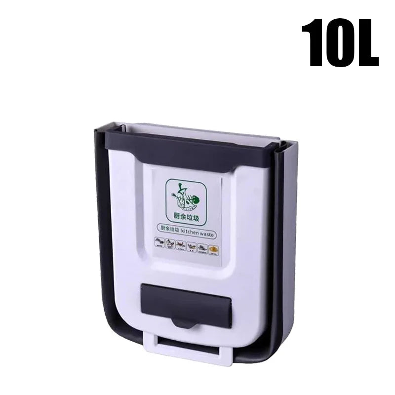 Cubo de Basura Plegable para Cocina, 7 o 10 L