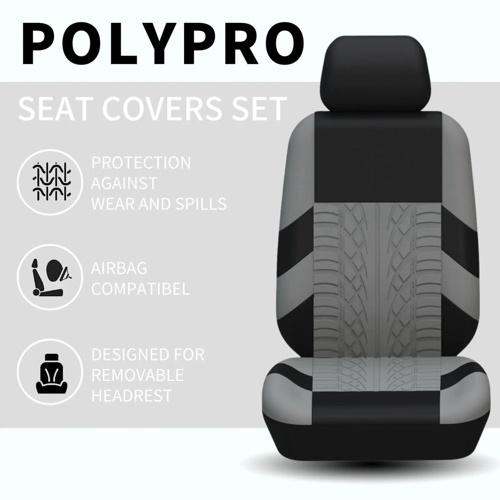 Juego de Fundas de Asiento para Coche (Delantero y Trasero)