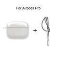 Funda Transparente de TPU con Correa para AirPods